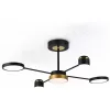 Потолочная люстра Comfort FL51632 цилиндр черная Ambrella