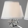 Подвесная люстра Sortino 60097/8 хром конус белая Eurosvet