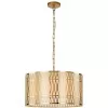Подвесная люстра Dolium 4133-5P цилиндр бежевая Favourite