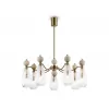 Стеклянная потолочная люстра Ceramo Modern LH53287 конус прозрачная Ambrella