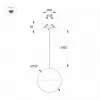 Подвесной светильник EMISFERO 056586 Arlight