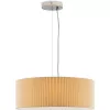 Подвесной светильник Pleating FR5434PL-03BG цилиндр бежевый Freya Подвесной светильник Pleating FR5434PL-03BG цилиндр бежевый Freya