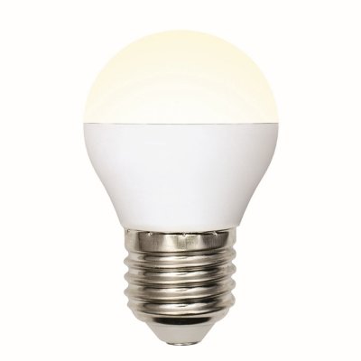 Лампочка светодиодная  LED-G45-6W/WW/E27/FR/MB PLM11WH картон Uniel