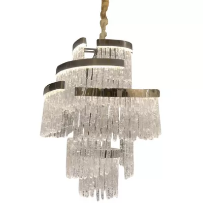 Стеклянная подвесная люстра 5136 5136-620 chrome DeLight Collection