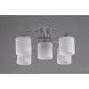Стеклянная потолочная люстра Pisticci OML-55307-05 цилиндр белая Omnilux