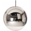 Стеклянный подвесной светильник  40.042 форма шар прозрачный ImperiumLoft