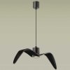 Стеклянный подвесной светильник Birds 4902/1C черный Odeon Light