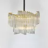 Хрустальная подвесная люстра  WALTZ01 прозрачная ImperiumLoft