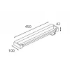 Настенный светильник IT01-108 IT01-1068/45 black белый Italline