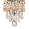 Хрустальная потолочная люстра Rococo ROCOCO 81407/4C CHROME прозрачная Natali Kovaltseva