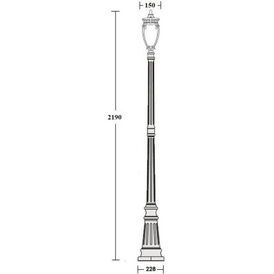 Наземный фонарь VERONA 86209 Gb Oasis Light