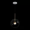 Стеклянный подвесной светильник Bolle 2027-P1 форма шар прозрачный Loft It