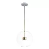 Стеклянный подвесной светильник Bolle 2027-P1 форма шар прозрачный Loft It