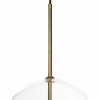 Стеклянный подвесной светильник Bolle 2027-P1 форма шар прозрачный Loft It