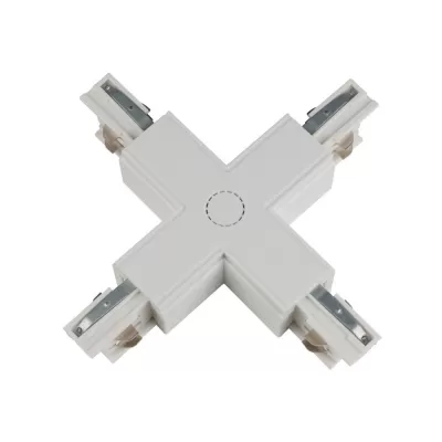 Соединитель X-образный  UBX-A41 WHITE 1 POLYBAG Uniel
