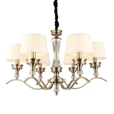 Подвесная люстра Arosio OML-88413-06 Omnilux бежевая