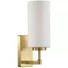 Стеклянное бра Kasali 4990/1W цилиндр белое Odeon Light