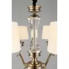 Подвесная люстра Arosio OML-88413-06 конус бежевая Omnilux Подвесная люстра Arosio OML-88413-06 конус бежевая Omnilux