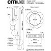 Стеклянный подвесной светильник Томми CL102071 форма шар прозрачный Citilux