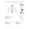 Потолочная люстра  V3736-9/3PL конус белая Vitaluce