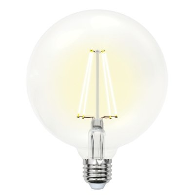 Лампочка светодиодная  LED-G125-10W/WW/E27/CL PLS02WH картон Uniel