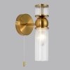 Стеклянное бра Denver 8276/1W прозрачное цилиндр Lumion