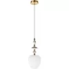 Стеклянный подвесной светильник Family 10365/D белый конус Loft It