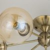 Стеклянная потолочная люстра Томми CL102173 форма шар бежевая Citilux