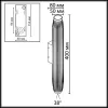 Настенный светильник уличный Jug 7141/6WLA цилиндр черный Odeon Light