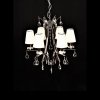 Подвесной светильник Glamour LDP 66247-6 WT+CHR белый конус Lumina Deco