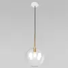 Стеклянный подвесной светильник Bolle 2034-P1 форма шар прозрачный Loft It