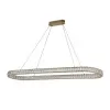Хрустальный подвесной светильник 8580 8580/140 C oval gold прозрачный Newport