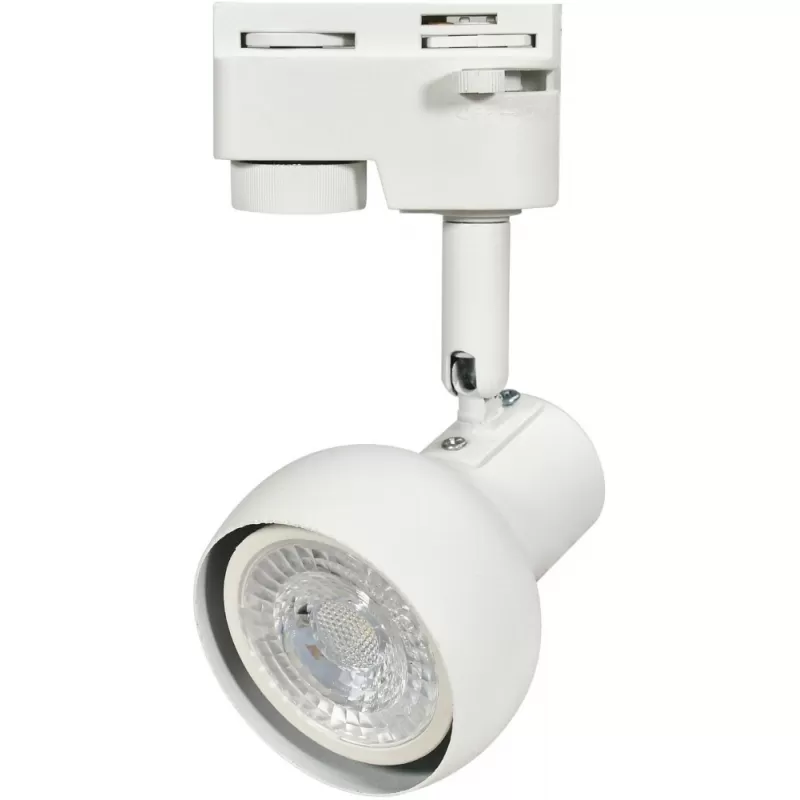 Трековый светильник UBL-Q322 UBL-Q322 GU10 WHITE конус белый Volpe Трековый светильник UBL-Q322 UBL-Q322 GU10 WHITE конус белый Volpe