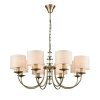 Подвесная люстра Soprano VL4194P08 цилиндр белая Vele Luce