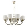 Подвесная люстра Soprano VL4194P08 цилиндр белая Vele Luce