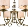 Подвесная люстра Soprano VL4194P08 цилиндр белая Vele Luce