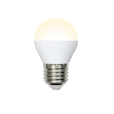Лампочка светодиодная  LED-G45-9W/WW/E27/FR/NR картон Volpe