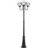 Наземный фонарь GENOVA 88109B/10A Bl форма шар белый Oasis Light