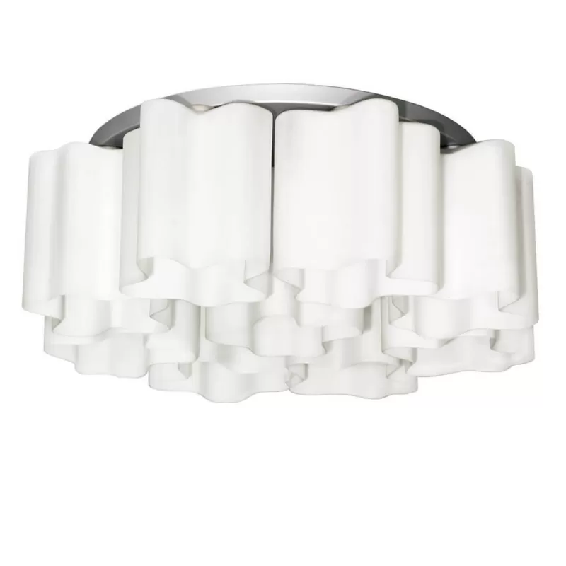 Стеклянная потолочная люстра Nubi 802090 белая Lightstar Стеклянная потолочная люстра Nubi 802090 белая Lightstar