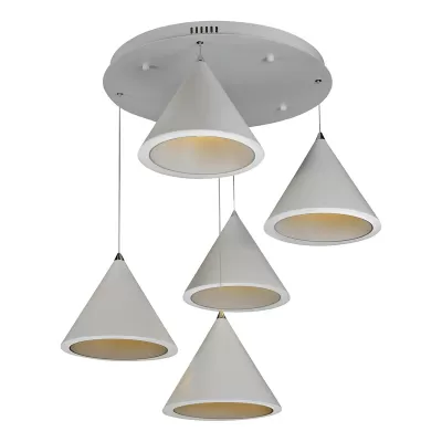 Подвесной светильник Moon WL8858-5 WH iLedex
