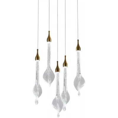Подвесной светильник OD2433 OD2433-5 gold/clear DeLight Collection