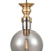 Стеклянный подвесной светильник Nova VL5494P31 серый форма шар Vele Luce