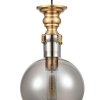 Стеклянный подвесной светильник Nova VL5494P31 серый форма шар Vele Luce