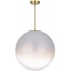 Стеклянная потолочная люстра Cassius SL1190.222.01 форма шар белая ST Luce