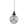 Стеклянный подвесной светильник Bacineto SL374.413.01 форма шар прозрачный ST Luce