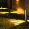 Стеклянный наземный светильник Dwell NC-003121-80-DG прозрачный