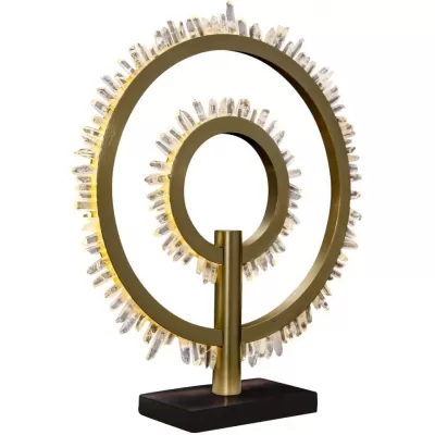 Интерьерная настольная лампа Quartz Halo MT20020154-2A satin gold DeLight Collection