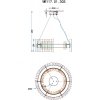 Подвесная люстра Patricia WE117.01.303 цилиндр прозрачная Wertmark