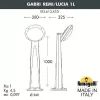 Наземный светильник Lucia 1R3.613.X10.LYE27CL1 Fumagalli