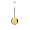 Стеклянный подвесной светильник Copper Shade LOFT2024-A форма шар желтый Loft It